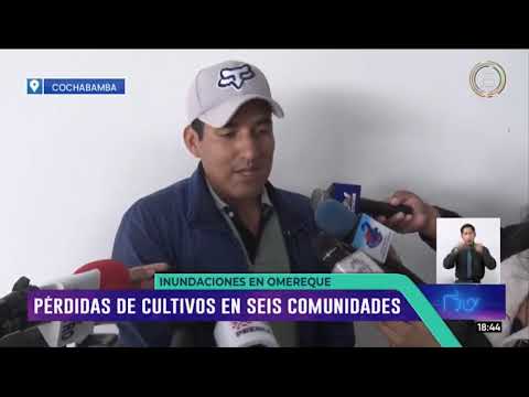 Crecida del río Mizque afecta a seis comunidades de Omereque en Cochabamba