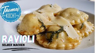 Ravioli  selber machen | mit Pilzfüllung