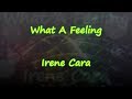 What A Feeling [From Flashdance] - Irene Cara - Lyrics & Traductions