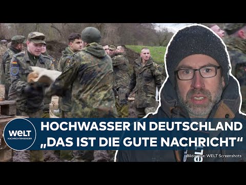 HOCHWASSER IN DEUTSCHLAND: Bundeswehr im Einsatz – Hubschrauber sind für Evakuierungen bereit