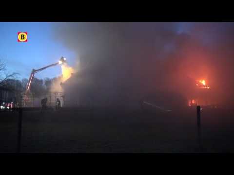 Brand bij restaurant Etenstijd in Tilburg