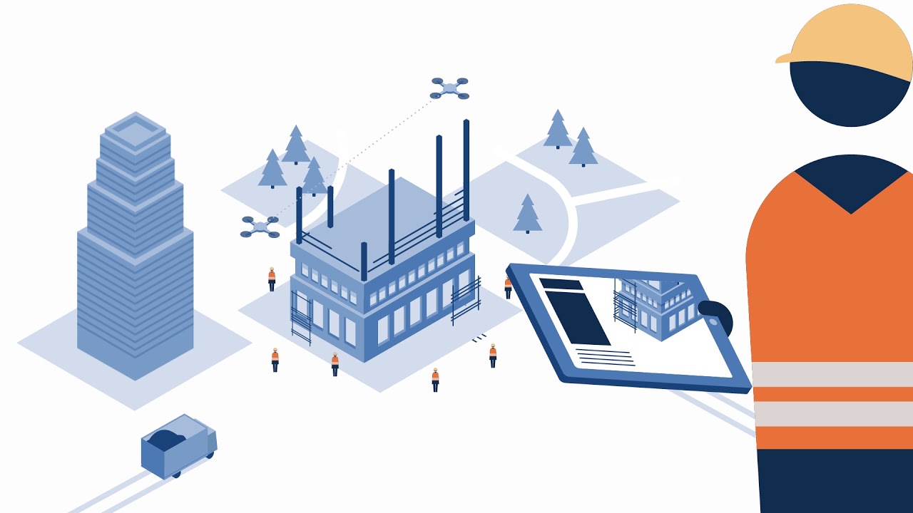 BIM 360 explainer video drones in construction