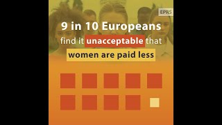Equal pay for equal work between men and women