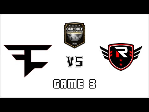 Call Of Duty North American Championships 2015 - Faze Black vs Rise Nation - GAME 3