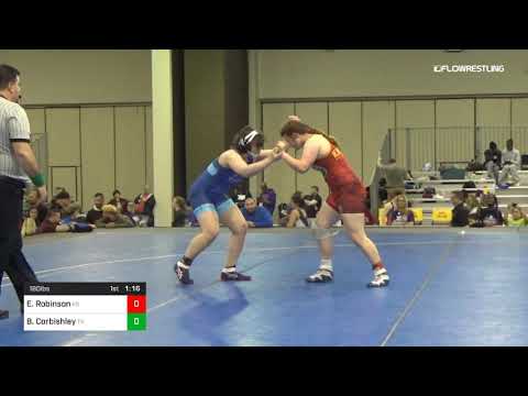 180 Lbs Quarterfinal Elisa Robinson Team Kansas Vs Brittyn Corbishley Team Texas