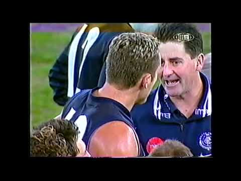 2002 Round 15 - Raw Footage - Three Quarter Time - Carlton Blues vs Melbourne Demons at Docklands