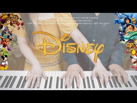 Disney Couple Songs🤴🏻👸🏼 Medley ㅣ 4Hands Piano