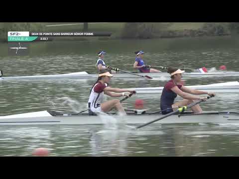 Championnats de France bateaux courts 2019 - Finale deux sans barreuse Sénior Femme