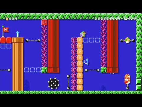 The Aquatic Adventure of Link by Queiroga - Super Mario Maker 2 - No Commentary 1bz