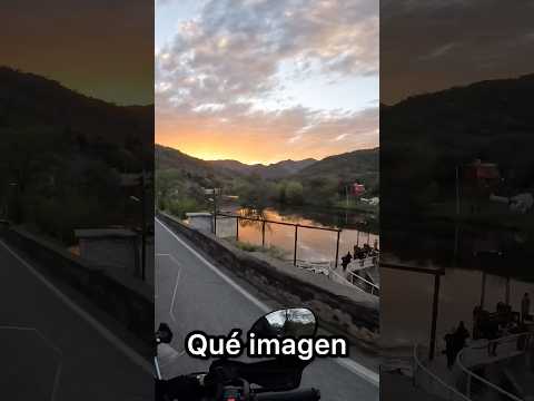 🔥🌅 UN ATARDECER EN LAS CURVAS DE LA CALERA QUEDÓ GRABADO EN LA RETINA 🏍️💨