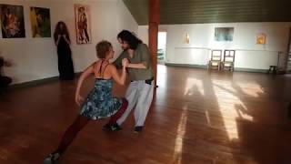 Neo Tango by Ezequiel Sanucci & Lydia Müller - Demo after workshop at De Uelenspieghel