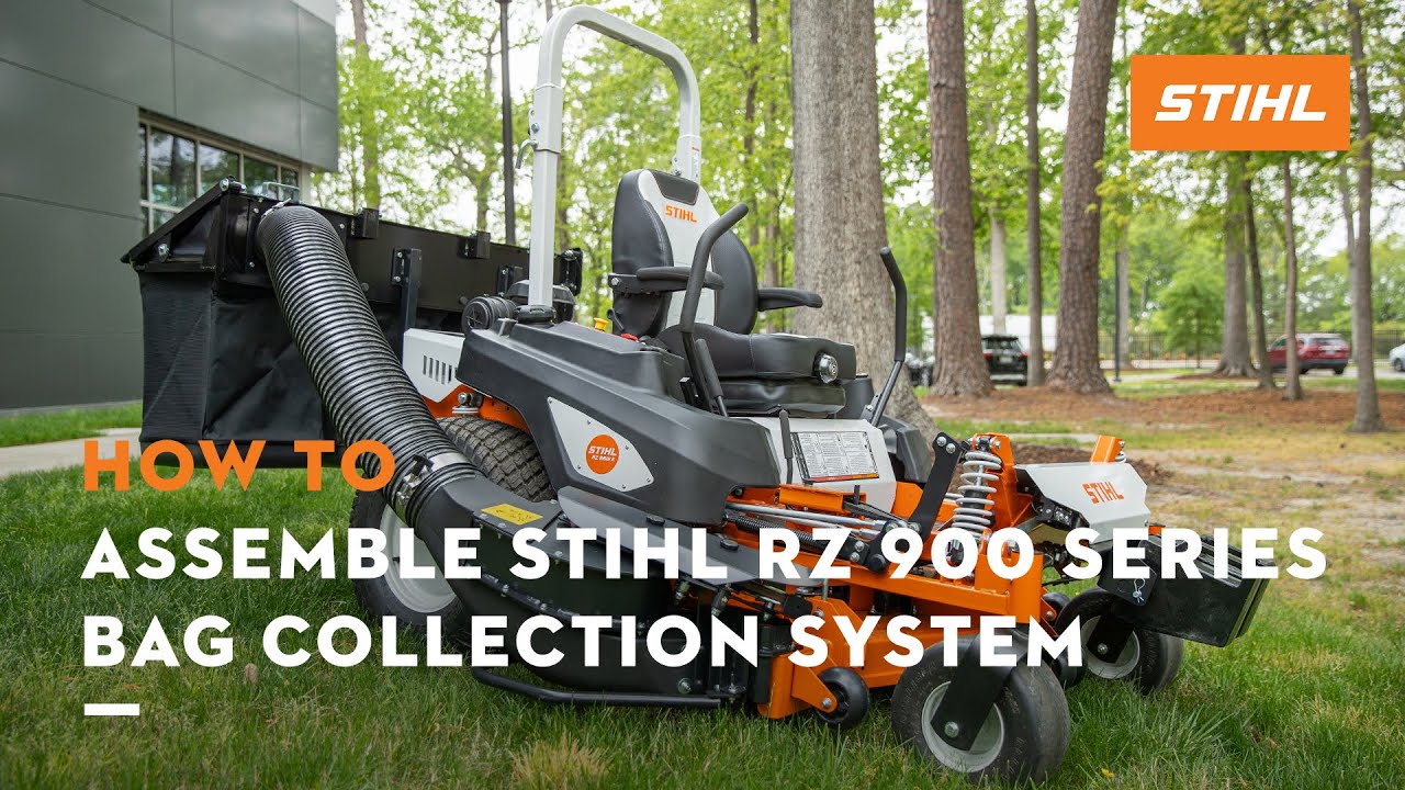 How to Assemble: STIHL RZ 900 Series Bag Collection System | STIHL Tutorial