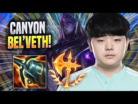 CANYON IS A MONSTER WITH BEL'VETH! - DK Canyon Plays Bel'veth JUNGLE vs Viego! | Season 2022