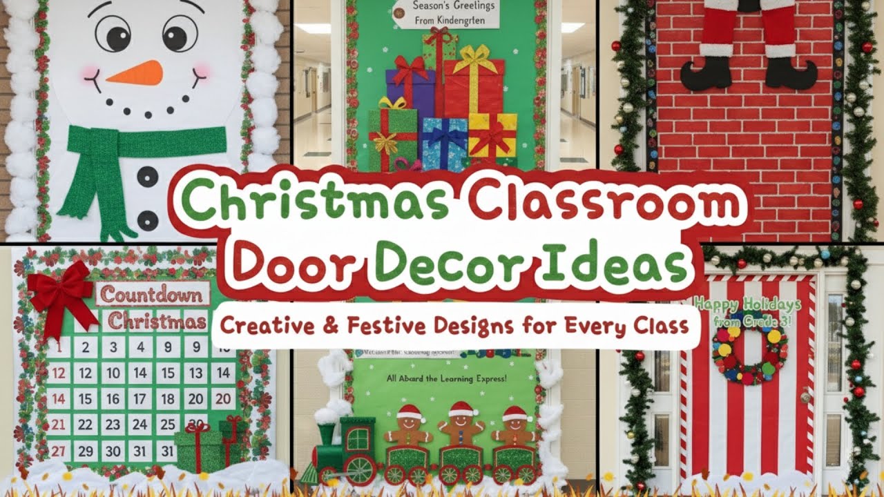 102+ Christmas Classroom Door Decor Ideas 2025 | Cute, Festive & Teacher-Inspired Designs
