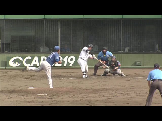 【ファーム】しぶとく抜けた!! ライオンズ・平沢大河 レフト前へ2点タイムリーヒットを放つ!! 2025年9月9日 埼玉西武ライオンズ 対 北海道日本ハムファイターズ