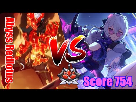 Bronya SW vs Kalpas Exalted Abyss Redlotus Score 754 | Honkai Impact 3