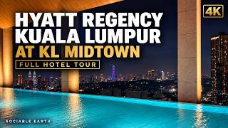 Hyatt Regency Kuala Lumpur at KL Midtown | Infinity Pools & Full Hotel Tour (4K)