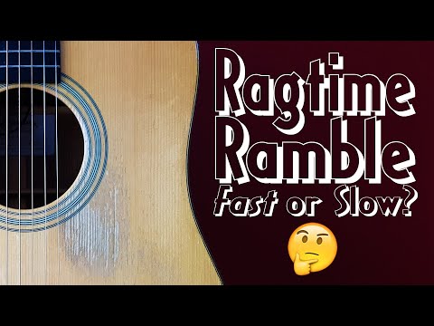 Ragtime Ramble (Richard Saslow) performed by Martijn Hadders - Lyrebird Guitar