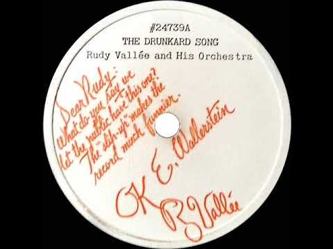 1934 Rudy Vallee (break-up version) - There Is A Tavern In The Town