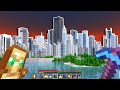 How I Built A MEGA City In Minecraft Survival