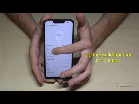 Huawei Mate 20 Lite: How to enable the developer options? (for USB Debugging etc.)