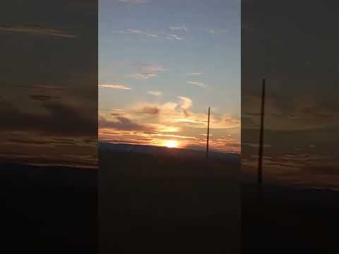 DE GOIÁS PARA MATO GROSSO! Pôr do sol na estrada e O sol se pondo no caminho de casa!☀️