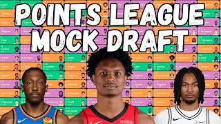 Fantasy Basketball Points League Mock Draft 2026-27 (Expert NBA Sleepers, Busts and Strategy)