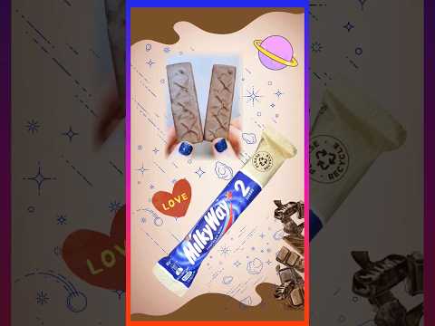 ✨ Milky Way Chocolate Bar Whipped Nougat 🍫 ASMR Unwrapping Milky Way Chocolate Bar 🤎