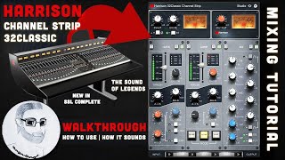 Video thumbnail for Mixing with Harrison's 32Classic Channel Strip Plugin | Walkthrough - Usage - Sound | Mix Tutorial by Colorful Tones Studio