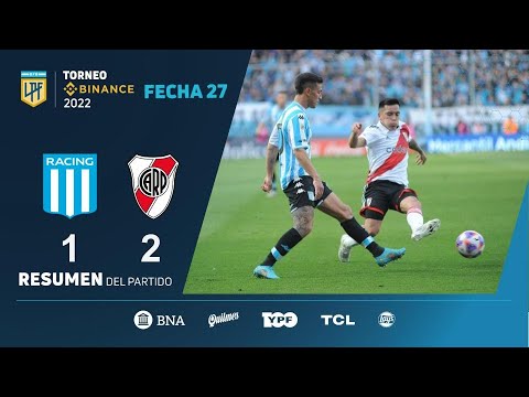 #TorneoBinance | Fecha 27 | resumen de Racing - River