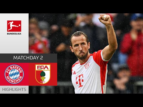 The Kane-Effect! | Bayern München - FC Augsburg  | Highlights | Matchday 2 – Bundesliga 2023/24