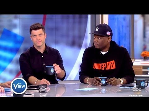 Colin Jost & Michael Che (Weekend Update) - TRUMP Like "Drunk Dad" (The View)