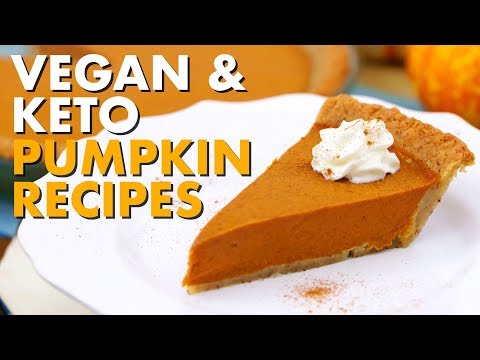 Keto Vegan Pumpkin Pie, Pumpkin Cheesecake & More Recipes!