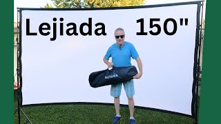 Lejiada 150" Outdoor Projector Screen Assembly