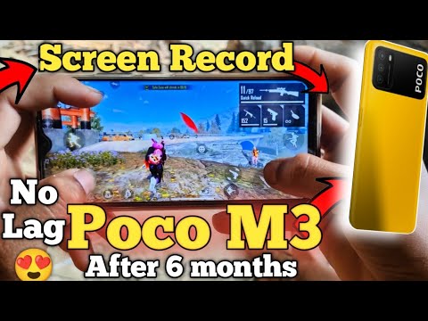 Poco M3 Free Fire Test 🎮 After 6 months With Screen Record Game Play No Lag 😍 Best Gaming Phone 10k📱