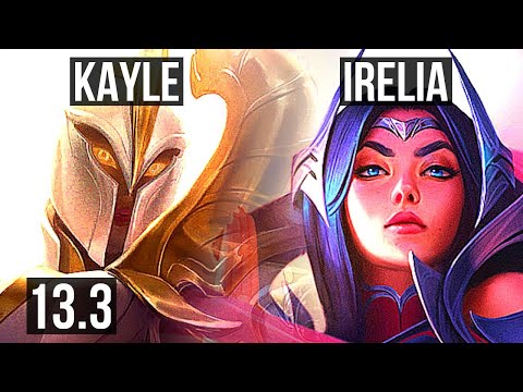 KAYLE vs IRELIA (TOP) | 2.6M mastery, 1500+ games | KR Master | 13.3
