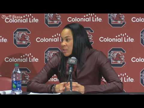 Dawn Staley talks a out the Gamecocks win over Clemson