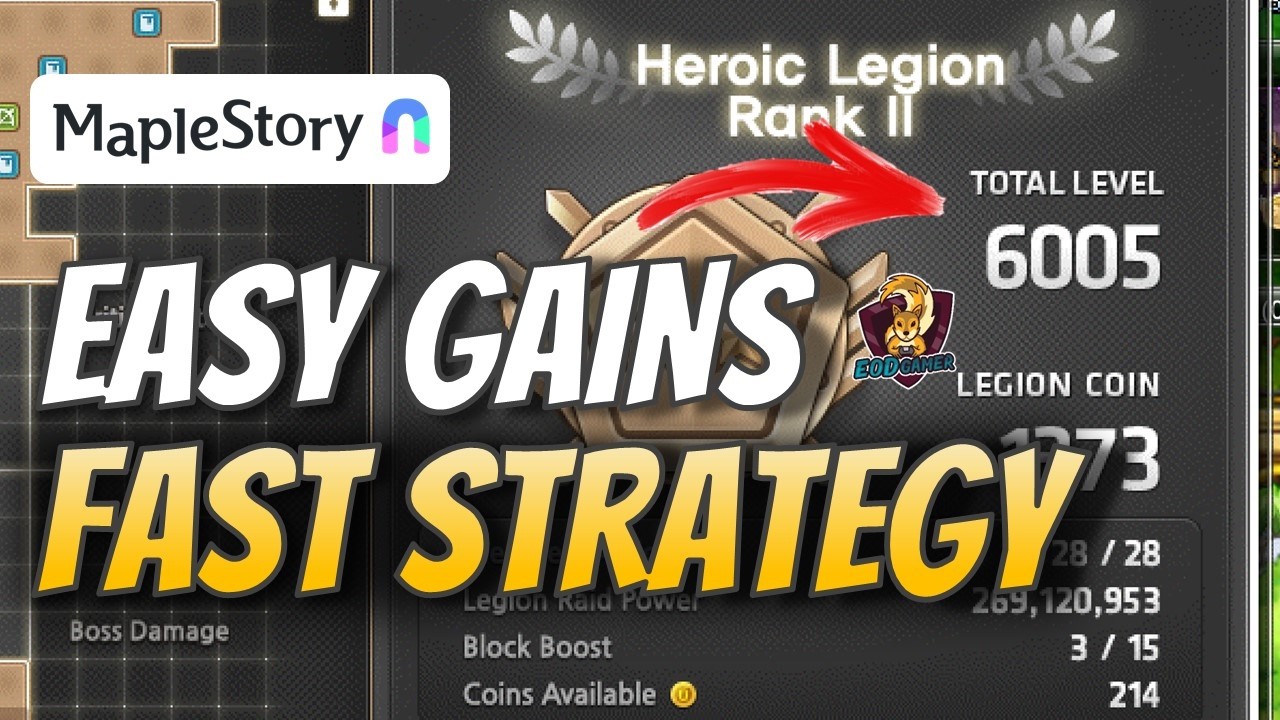 This Trick Will Level Legion Without Money Or Grind in Maplestory N