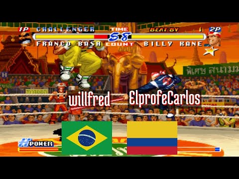FT5 @rbff2h: willfred (BR) vs ElprofeCarlos (CO) [Real Bout Fatal Fury 2 rbff2 Fightcade] Nov 8