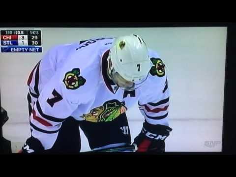 Blackhawks vs blues game 2 2016 R1