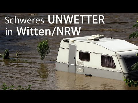 Jahrhundert-Hochwasser Ruhr in Witten 15.7.2021