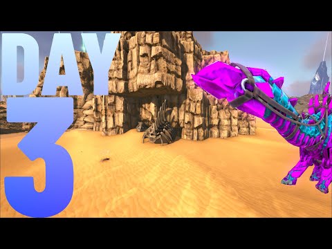 Starting a War On extinction And Raiding 2 Broken Scorched Earth Caves For Insane Profit! - Ark PvP