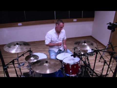 SCOTT WALTERS studio drum session