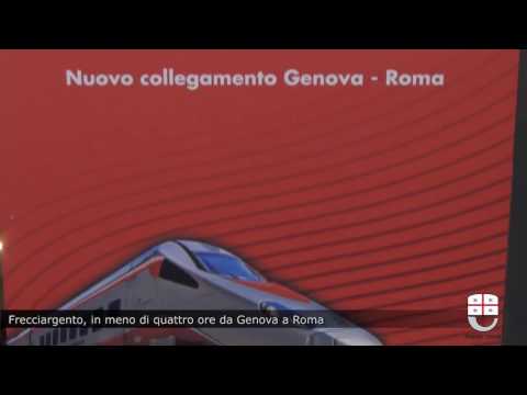 Viaggio inaugurale per il Frecciargento, nuovo collegamento veloce di Trenitalia dal Genova a Roma