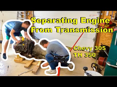 Separating Engine From Transmission | The Other El Camino