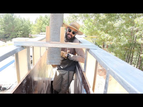 A Short Ramming Day - Second Rammed Earth Wall - Vlog 49