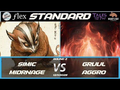 Simic Midrange VS Gruul Aggro    [MTG Standard Round 2]