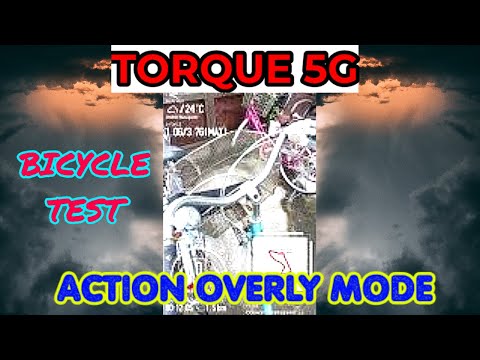 Torque 5G Android Phone Using Action Overly Camera  Bicycle Test Accessories