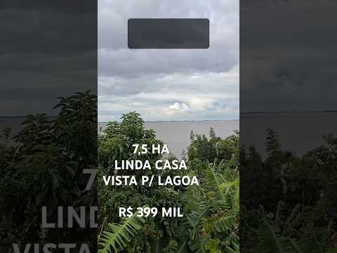 [1148] CHÁCARA EM MAQUINÉ 7,5 HA ESCRITURA, BANANAL E VISTA PARA A LAGOA-SEMI-MOBILIADA R$ 399 MIL