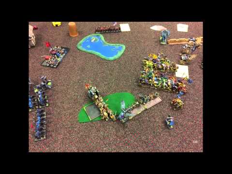 446 Bretonnia vs Dark Elves warhammer fantasy 8th edition battle report
